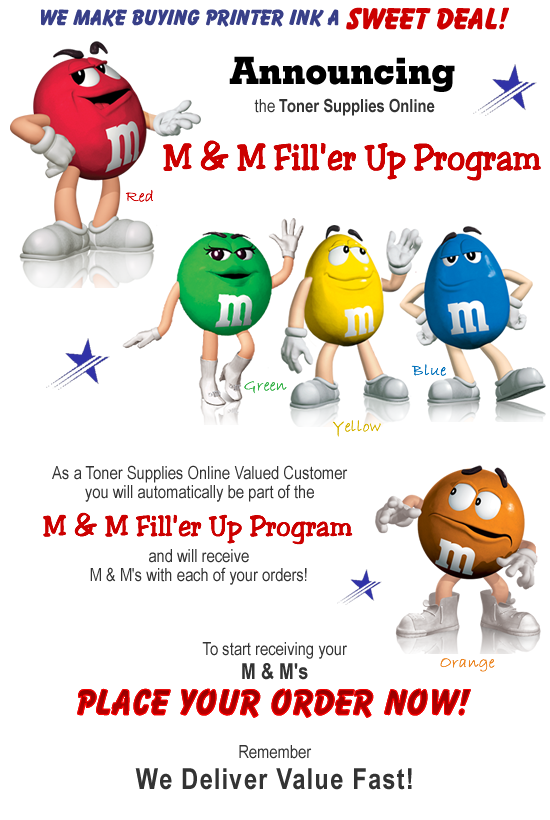 Toner Supplies Online Filler Up M & M Program